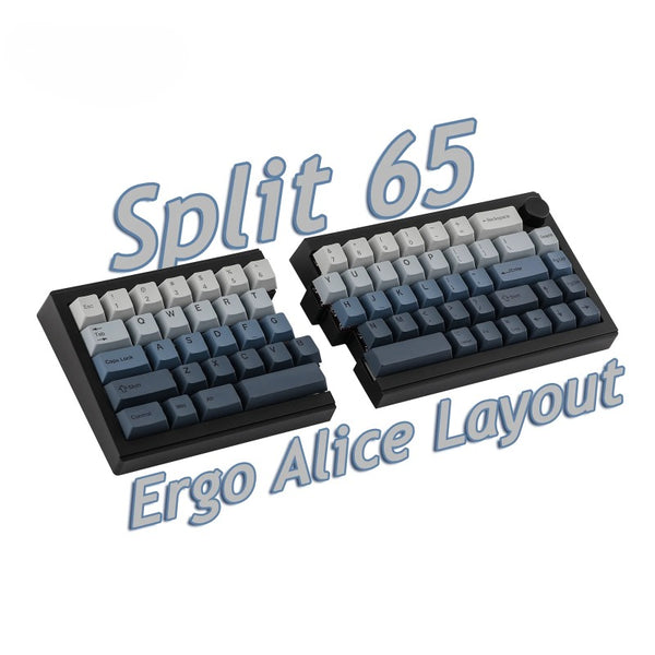 Epomaker Split 65 Mechanical Keyboard Ergo Alice South-facing Hot