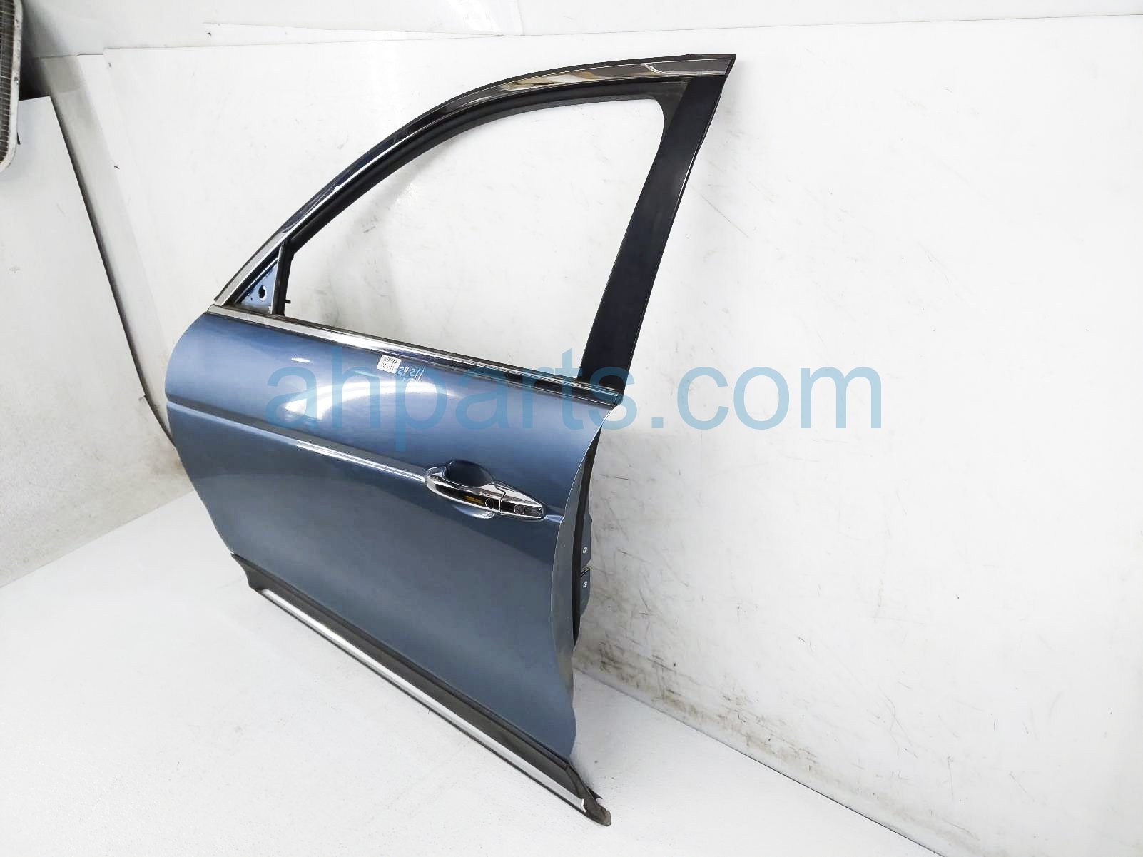 2013 Honda Crosstour Front Driver Door - Blue - No Mirror/trim