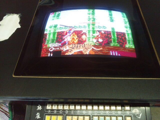 18インチナムコ風テーブル筐体完成♪札幌から来たテーブル筐体の