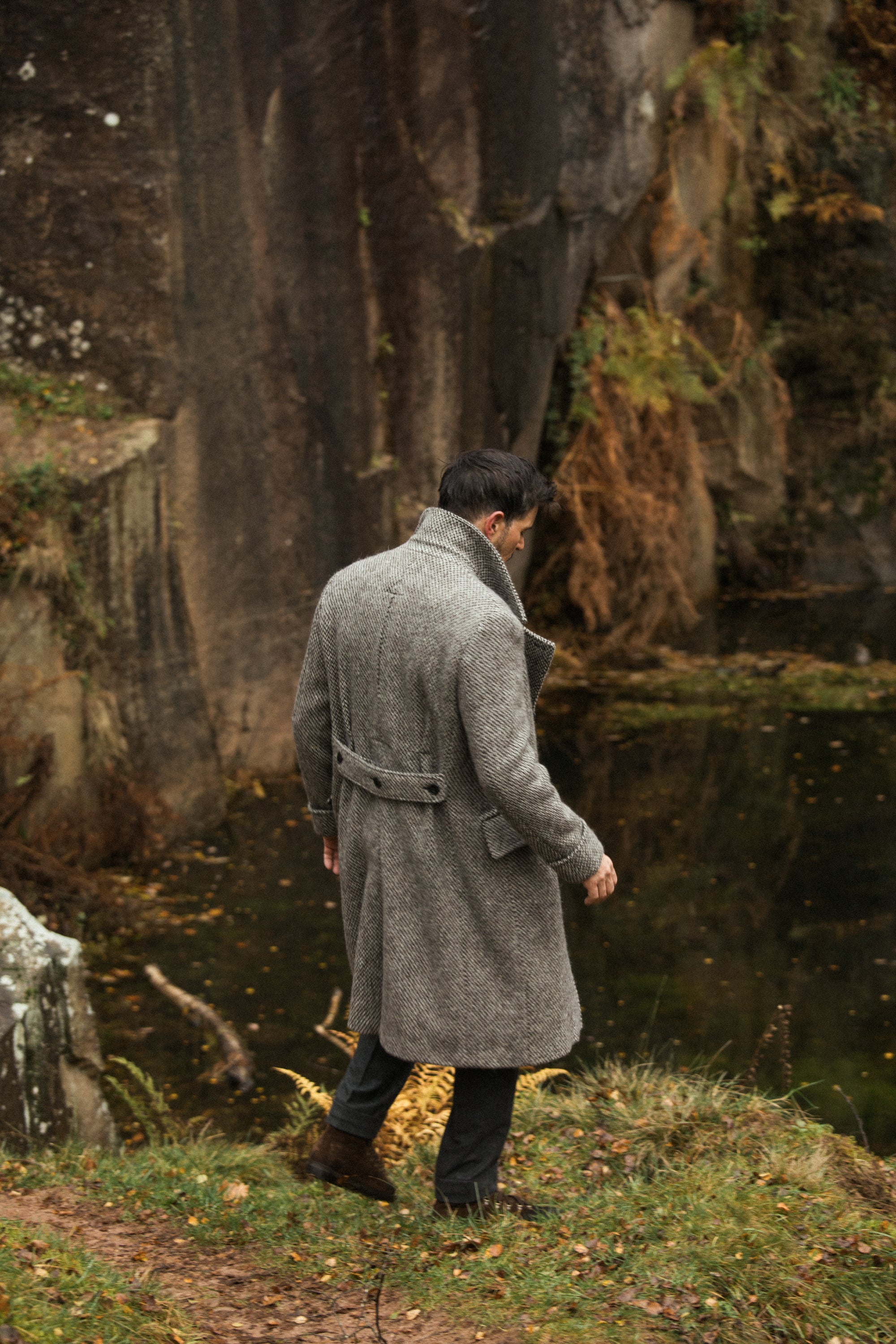 Greatcoat in Cream Barlycorn Wool – Cad & The Dandy New York