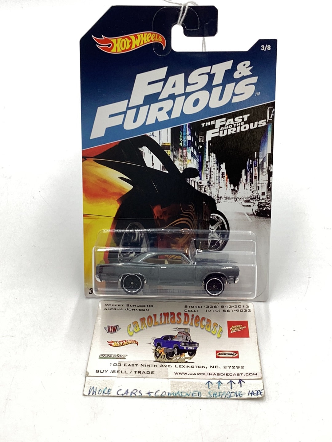 Hot Wheels Fast and Furious 3/8 70 Plymouth Road Runner Fast