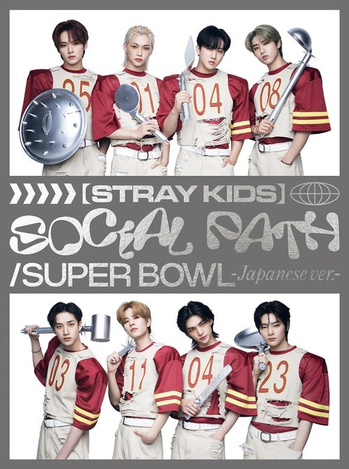 Stray Kids 1st EP in Japan - Social Path / Super Bowl (Limited