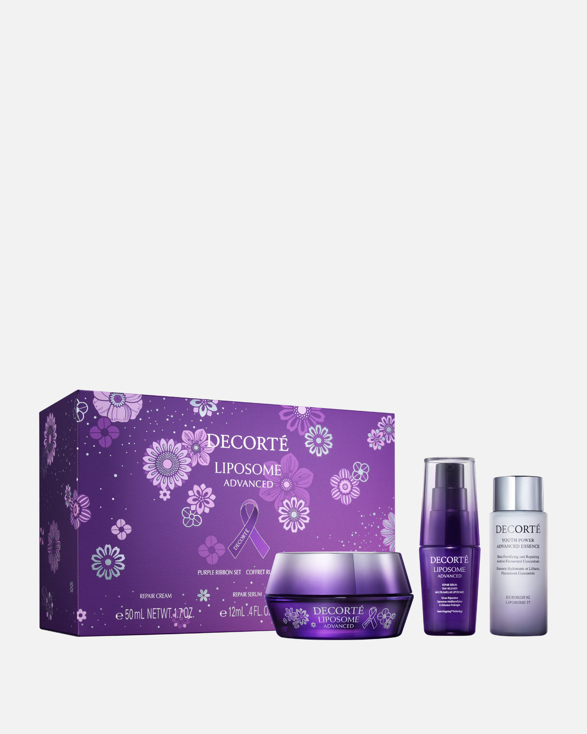 Liposome Advanced Repair Cream Purple Ribbon Set