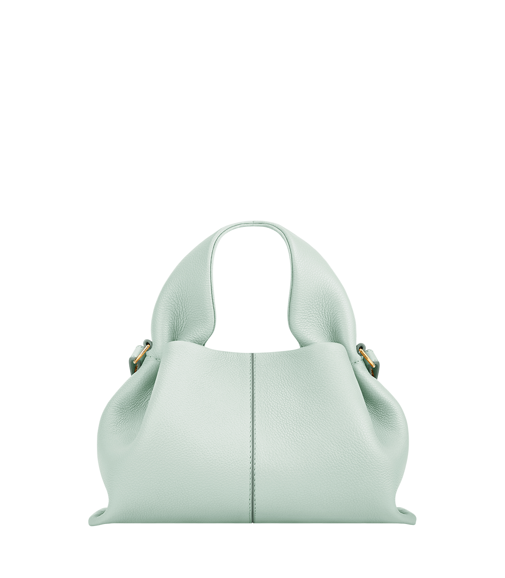 Polène | Bag - Numéro Neuf Mini - Textured Sea Foam – Polène EU