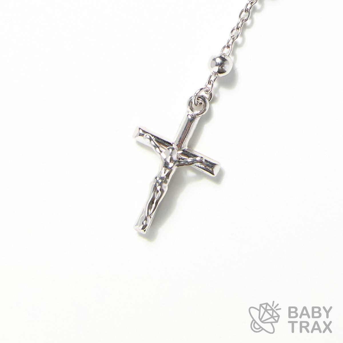 ロザリオネックレス WGメッキ シルバー 925 33㎝ 14g BT0453 | BABY
