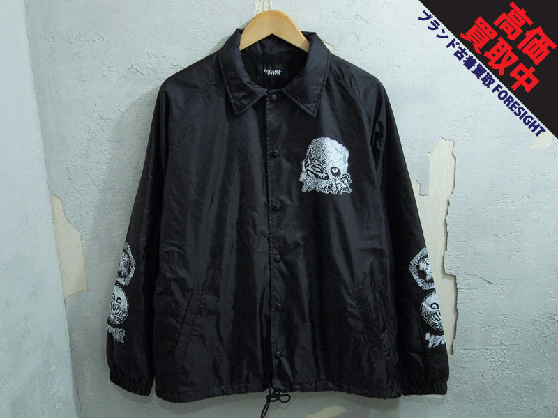 MASSES 'COACH JACKET SP'コーチジャケット スカル 黒 ブラック BLACK