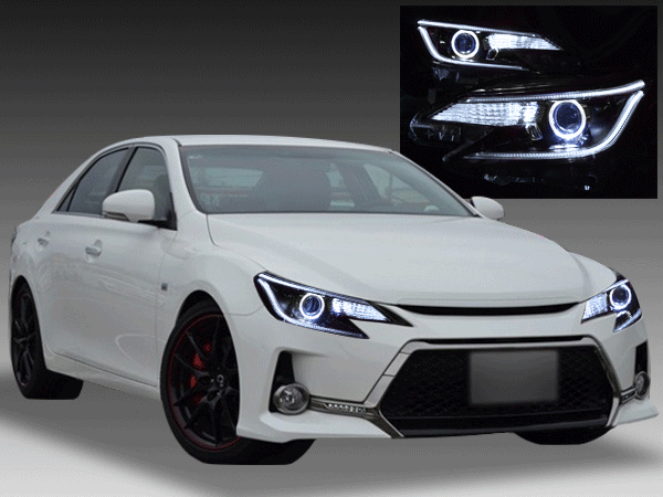 トヨタ 130系 マークX 中期 純正HID車用 純正ドレスアップヘッド