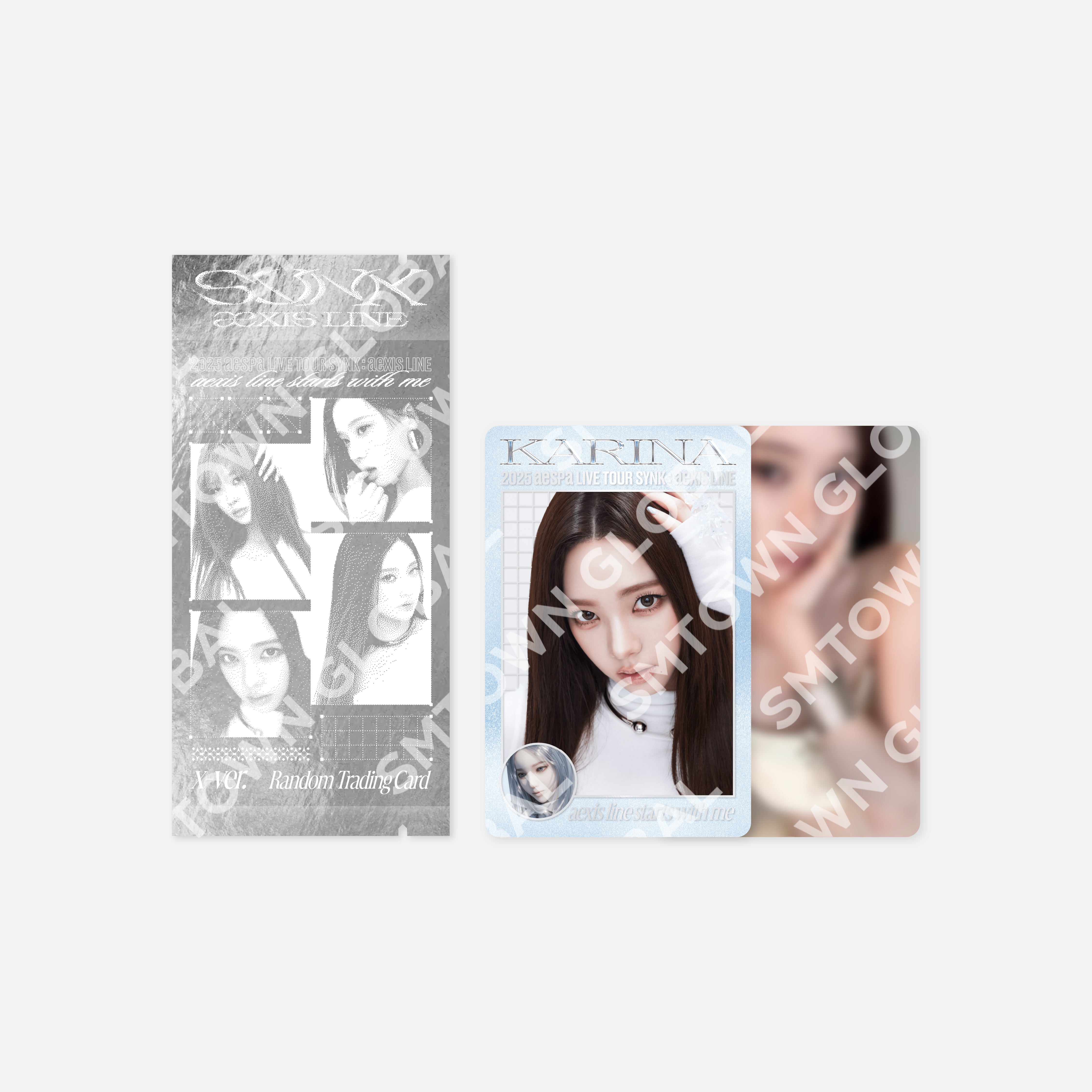 RANDOM TRADING CARD SET [X ver.] - 2025 aespa LIVE TOUR - SYNK