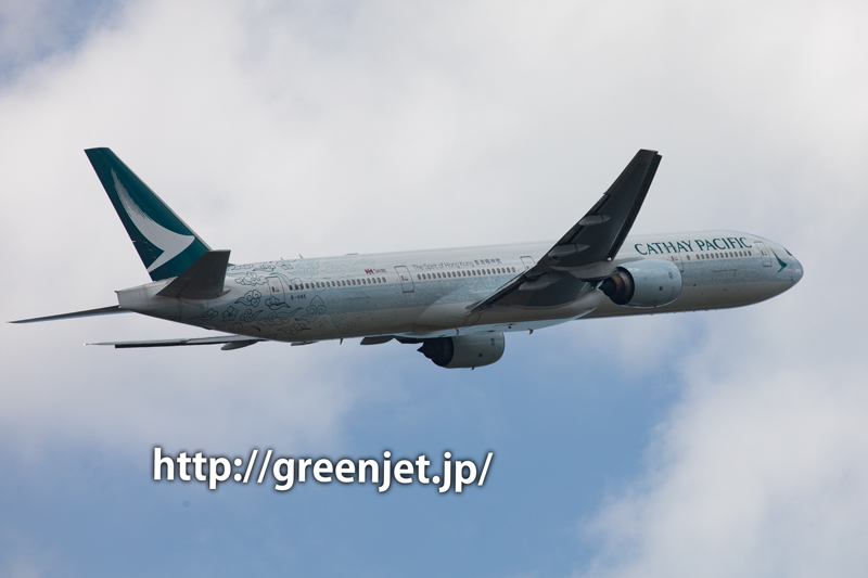 キャセイのB7「スピリット オブ 香港」 | MGT Greenjet 飛行機撮影記