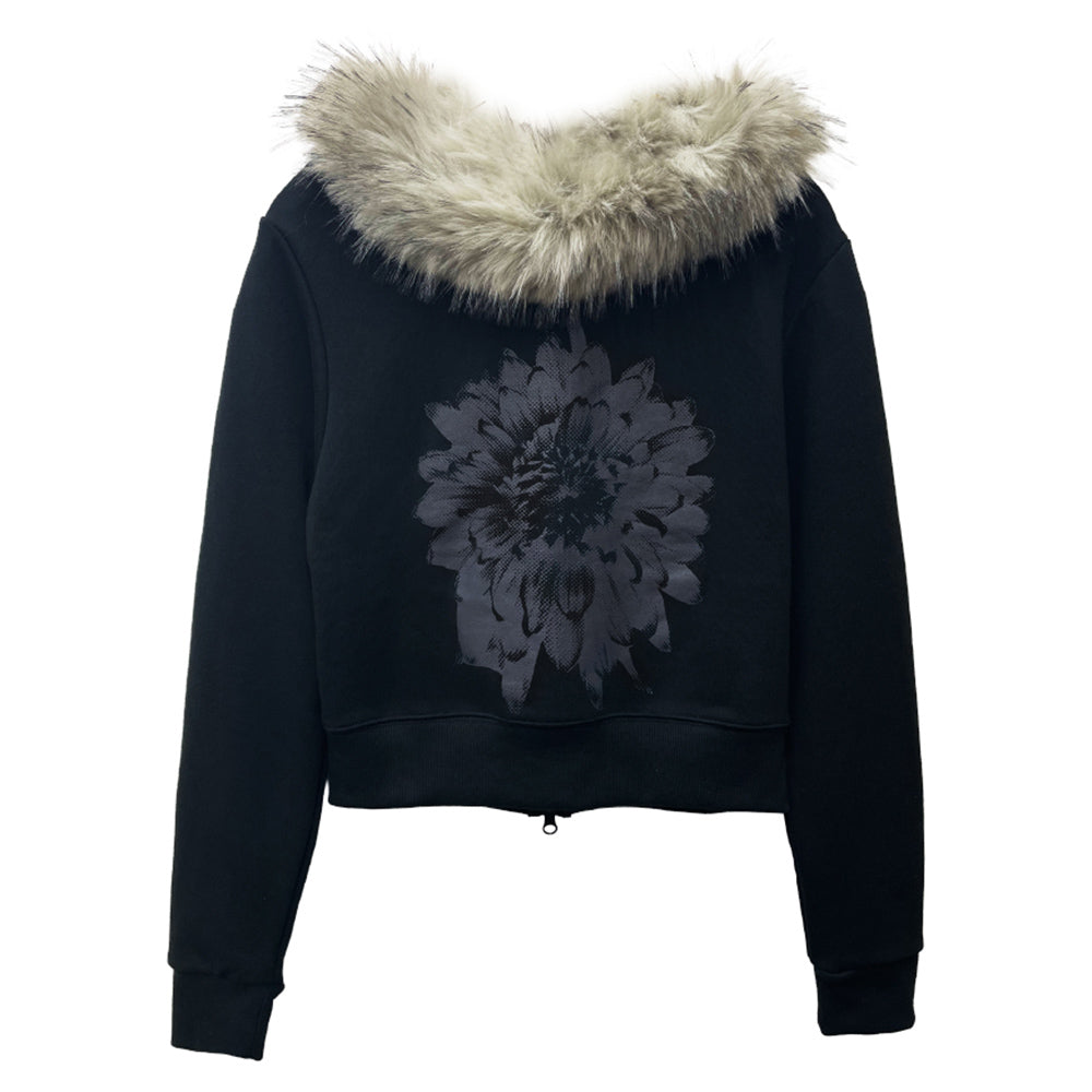 FUR ZIP SWEATSHIRT – HYDE ONLINE STORE