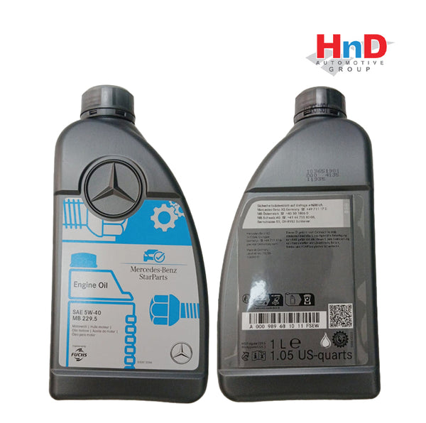 MERCEDES-BENZ ENGINE OIL 5W40 229.5 0009896810 – HnD Automotive Parts