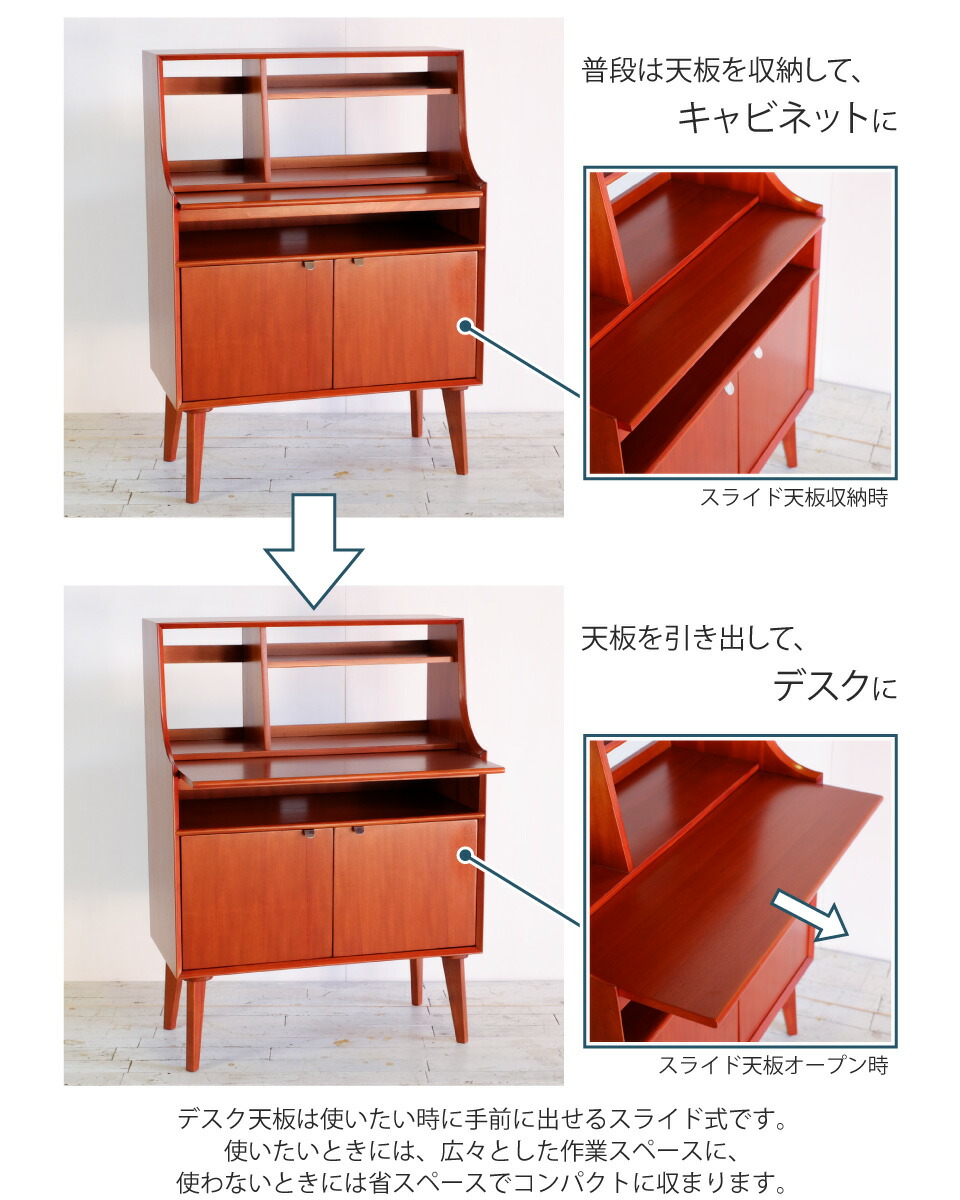 ライティングデスク AVA アヴァ 幅80cm 幅80×奥行42×高さ110cm