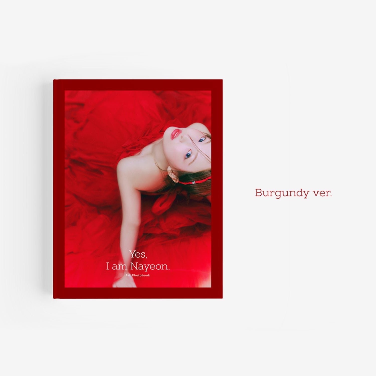 TWICE ソロ写真集『Yes, I am Nayeon.』Burgundy ver. – JYP JAPAN