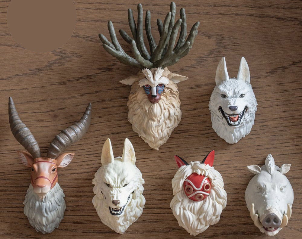 Official Ghibli Studio Figure/Magnet (Set of 6) • Princess