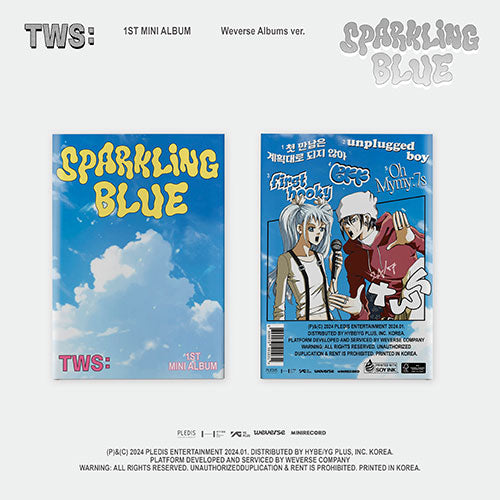TWS - Sparkling Blue [1st Mini Album - Weverse Ver.] - K PLACE