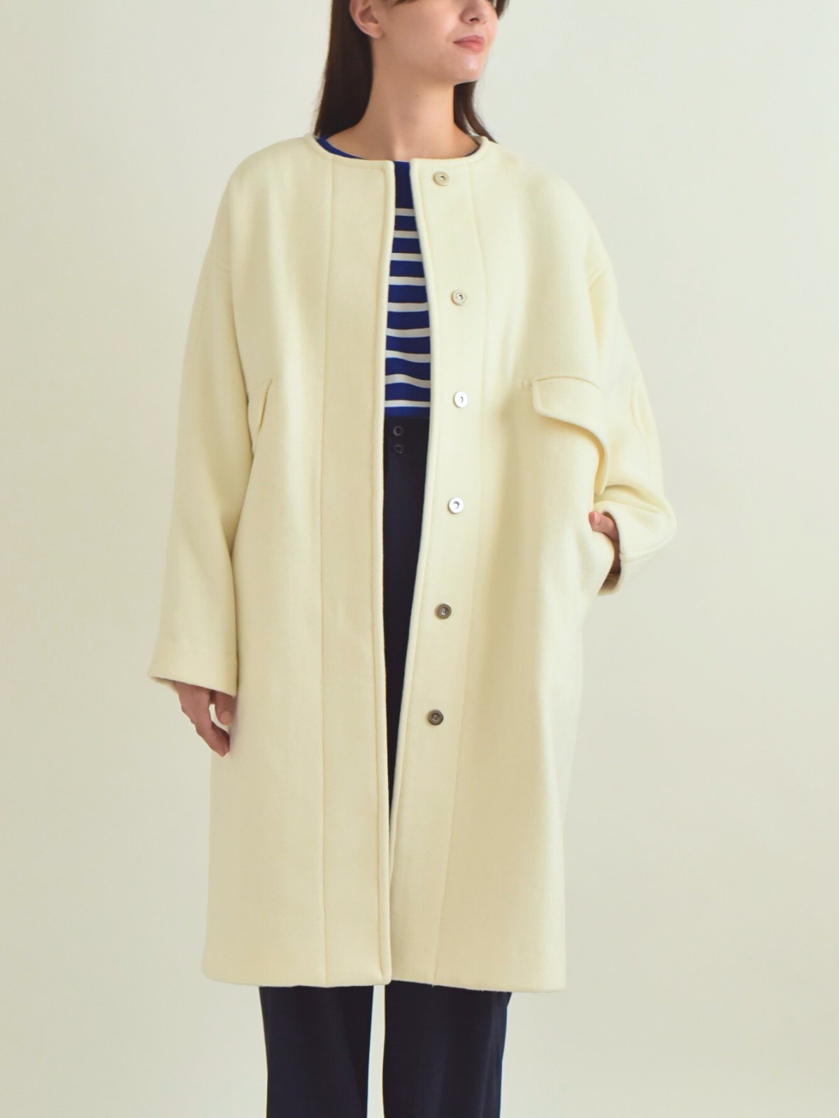 lelill レリル ウールコクーンコート