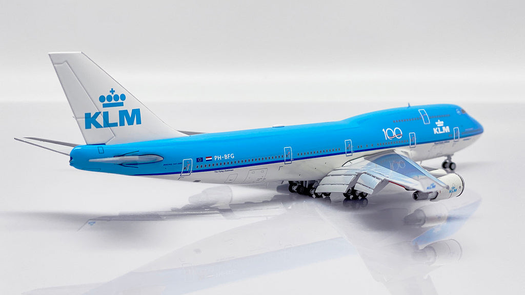 KLM Boeing 747-400 Flaps Down PH-BFG 100th Anniversary With