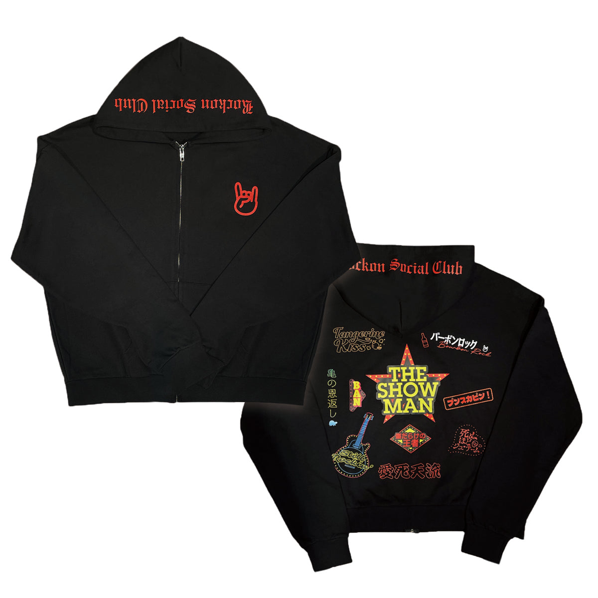 THE SHOW MAN パーカー – Rockon Social Club | NARITA THOMAS SIMPSON