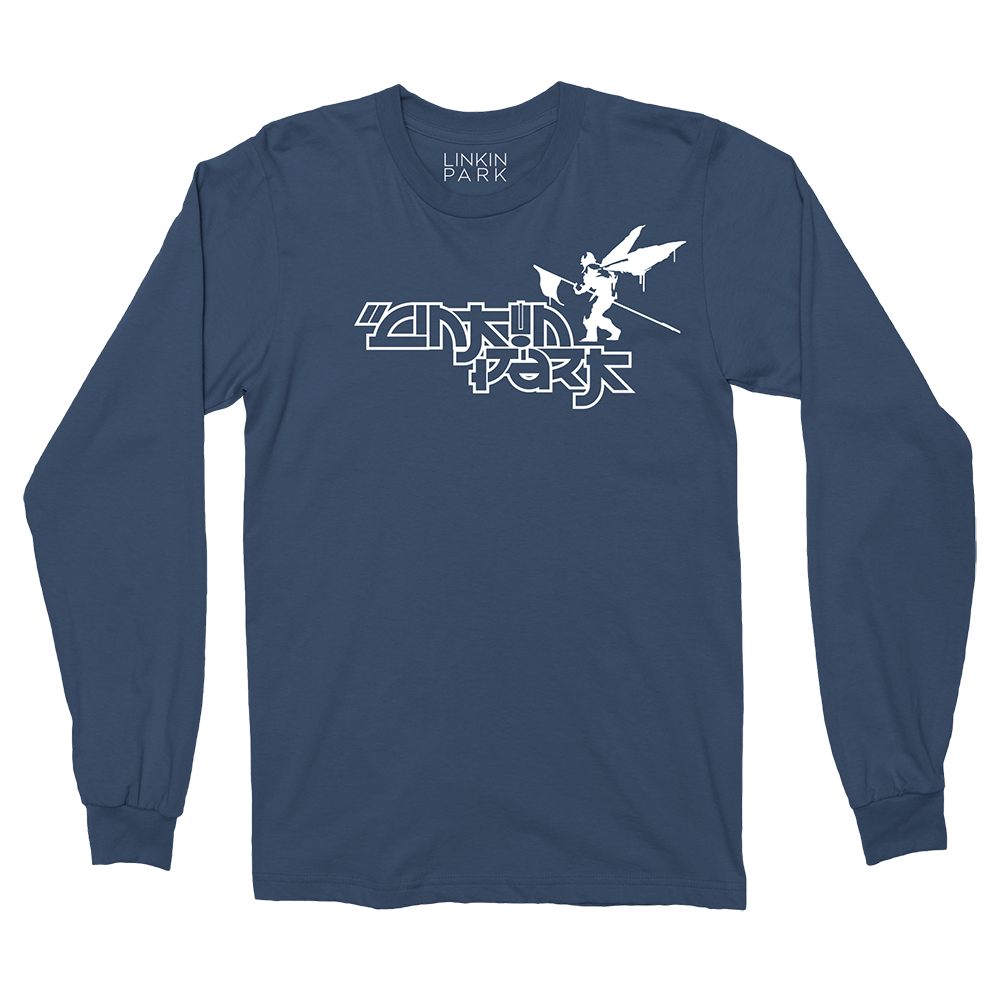 Side Street Soldier Logo X Navy Long Sleeve – Linkin Park Store