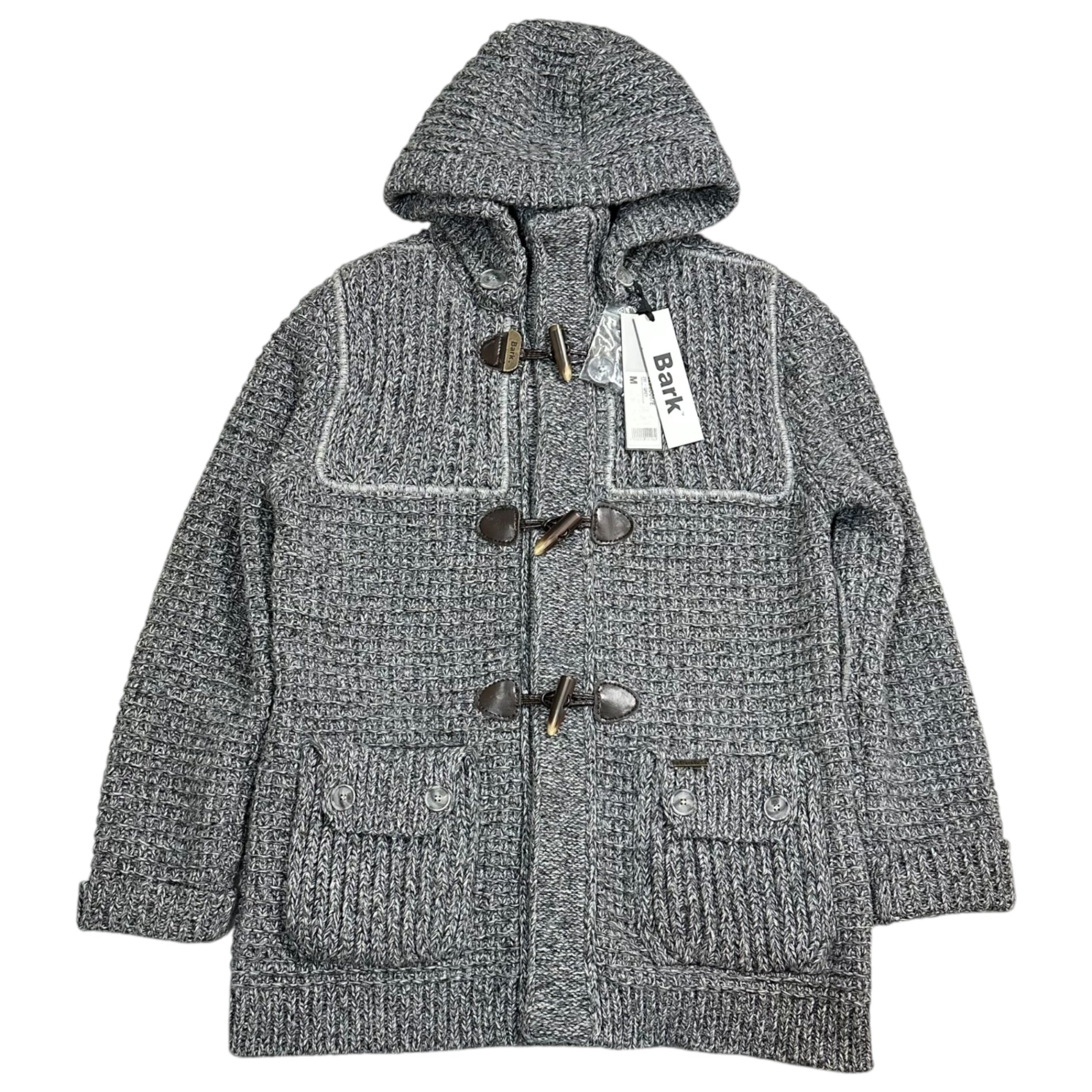 Bark(バーク) Low Gauge Knit Duffle Coat ローゲージ ニット ダッフル