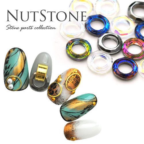 ナットストーン ラインストーン 中抜き ノッカー パーツ ネイルパーツ