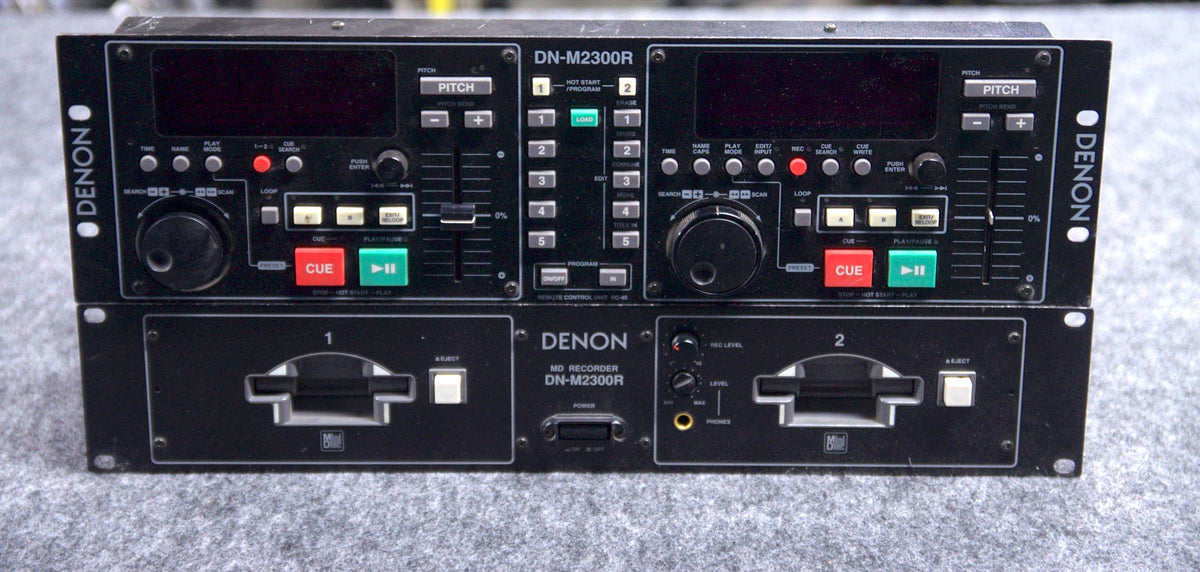 Used Denon DN-M2300R dual MD player/recorder – Sound Art Used Gear