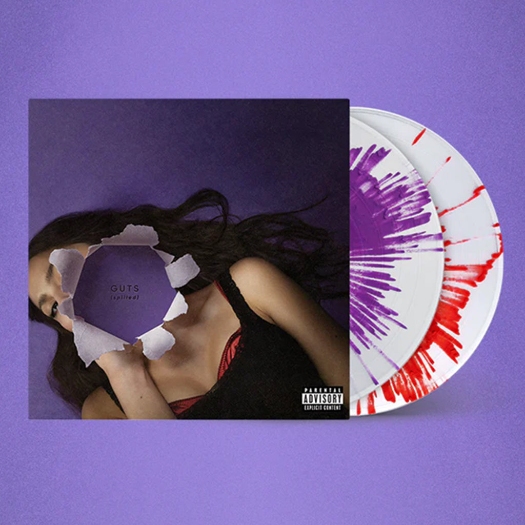 OLIVIA RODRIGO - GUTS (spilled) - 2LP - Purple and Red Splatter