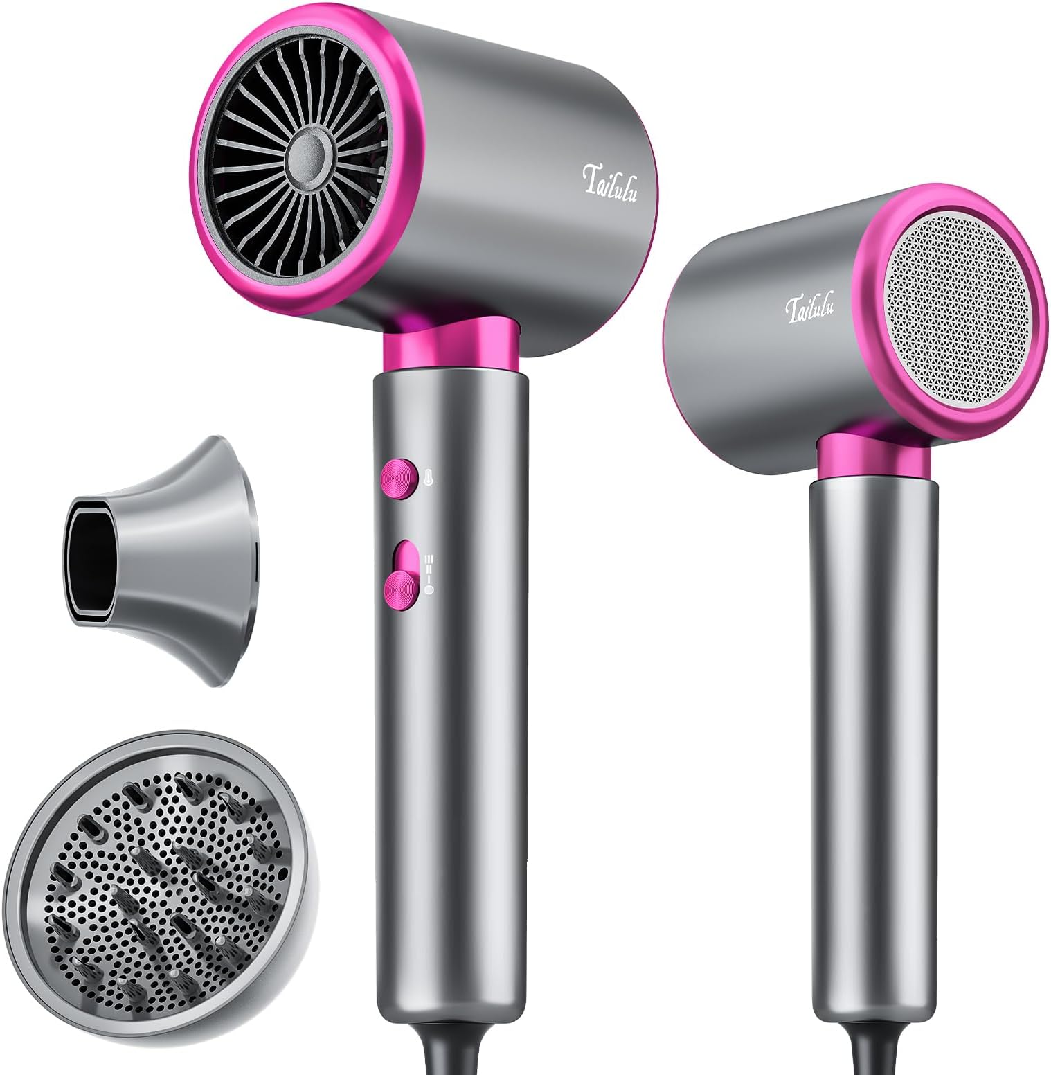 Hair Dryer, Tailulu Professional Ionic Hair Dryer, 1875W Ionic Blow Dr