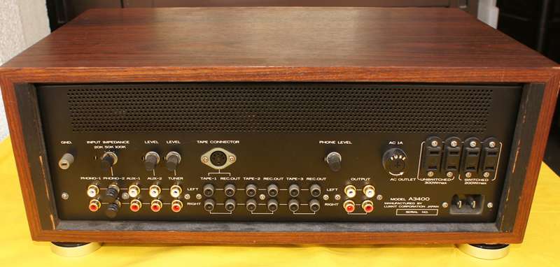 ラックス LUX A3400 真空管プリアンプ TUNE-UP