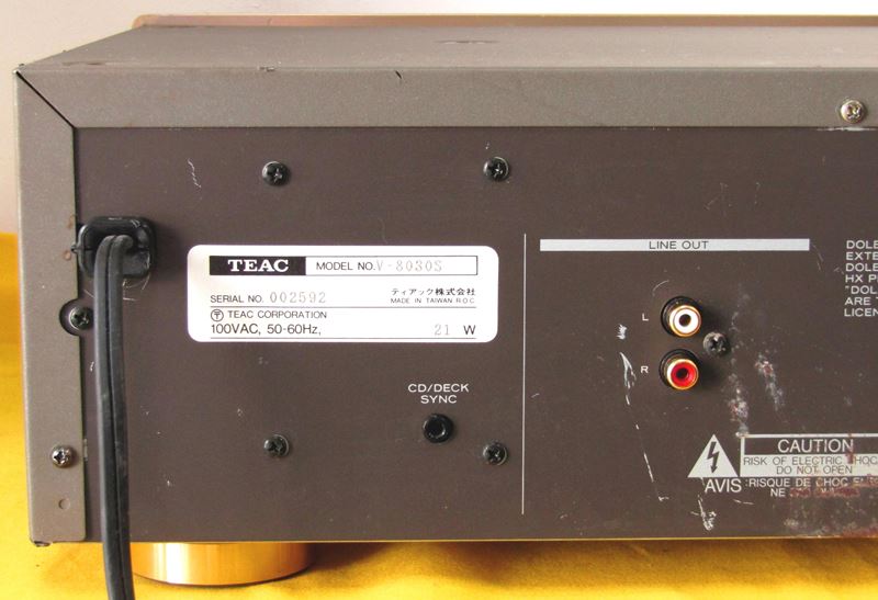 ティアック TEAC V-8030S カセットデッキ
