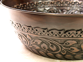 フットバスボウル(真鍮製)(コッパー)の販売(通販)｜Boreh(ボレ)