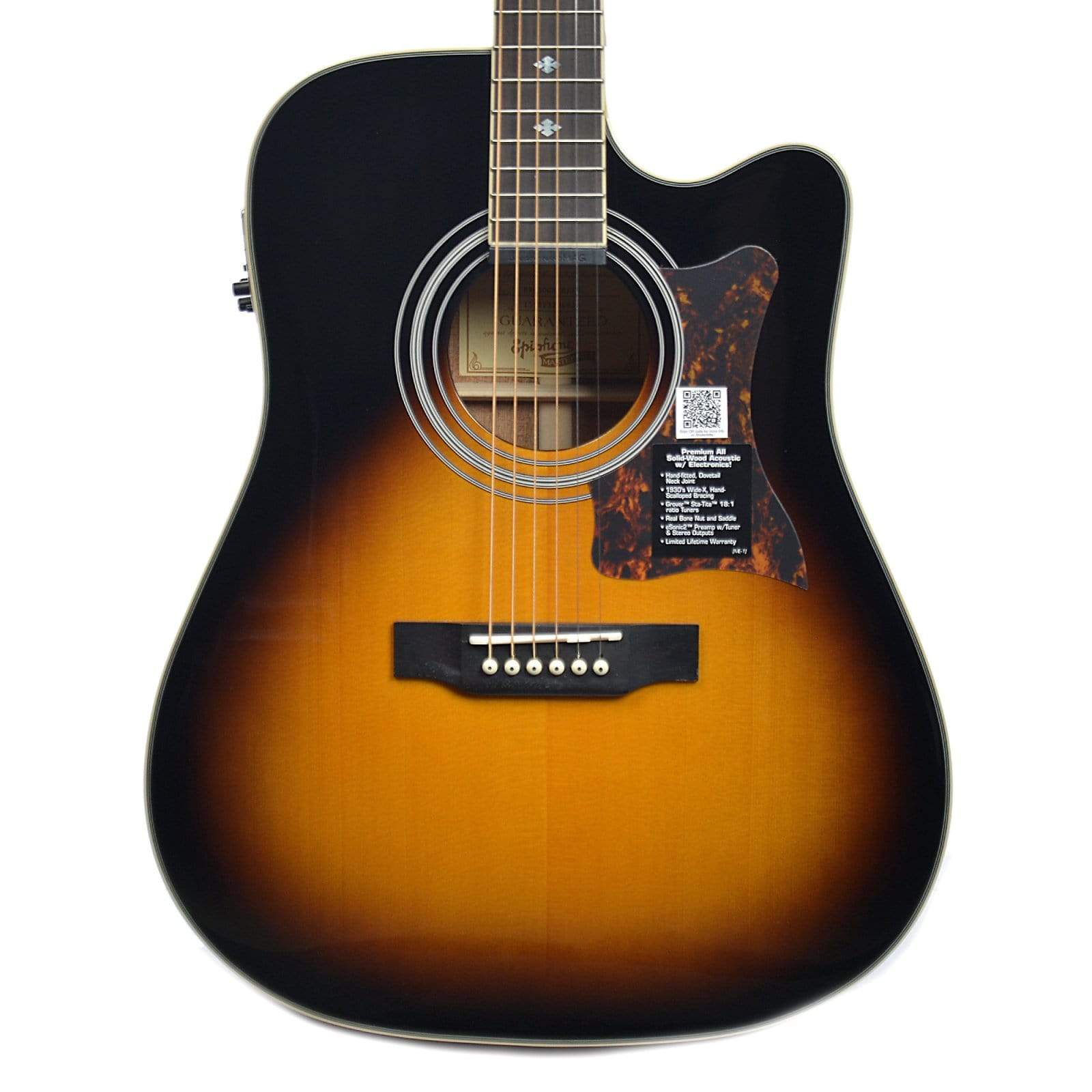 Epiphone Masterbilt DR-500MCE Dreadnought Acoustic-Electric