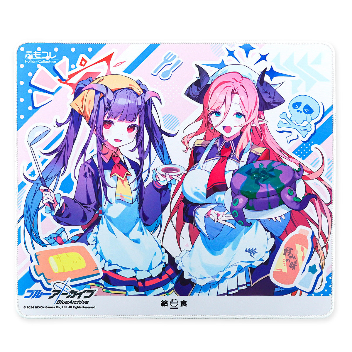 ふもコレ×ブルーアーカイブ ゲーミングマウスパッド 給食部 XL｜ふも