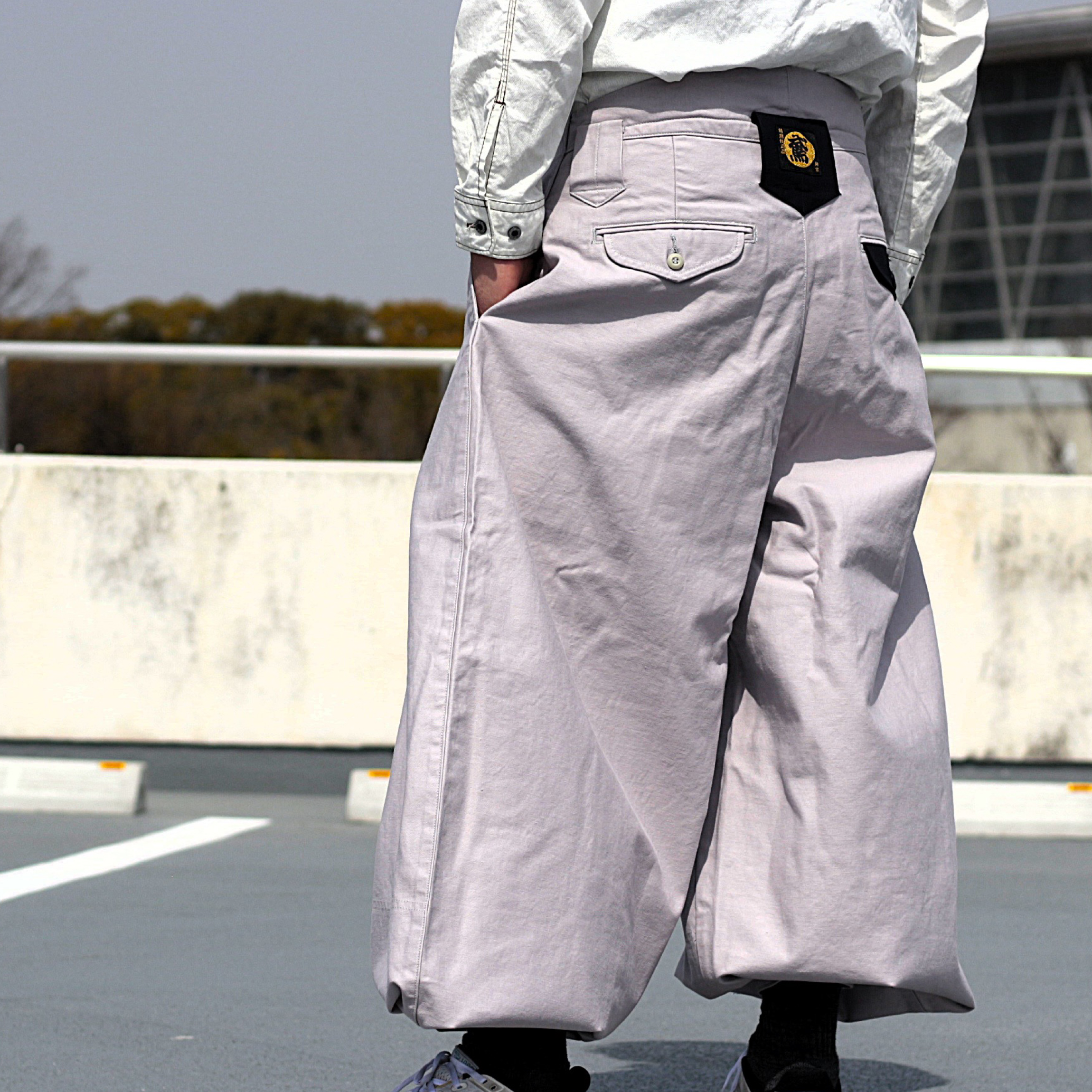 鳶 カセヤマ 鳶ズボンB－2カスタム改 【バックサテン】 ズボンのみ