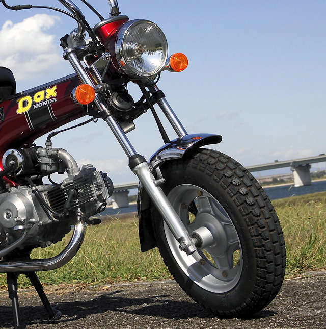 モンキーの足回り - 純正フロントフォーク(NSR用等）流用術 | 4ミニ.net