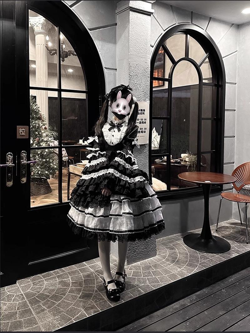 Classic Lolita OP Dress with Princess Long Sleeves