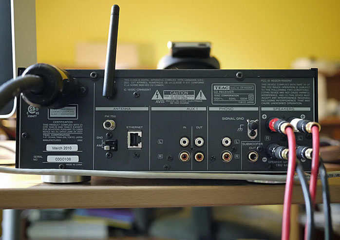 6moons audio reviews:TEAC CR-H500NT