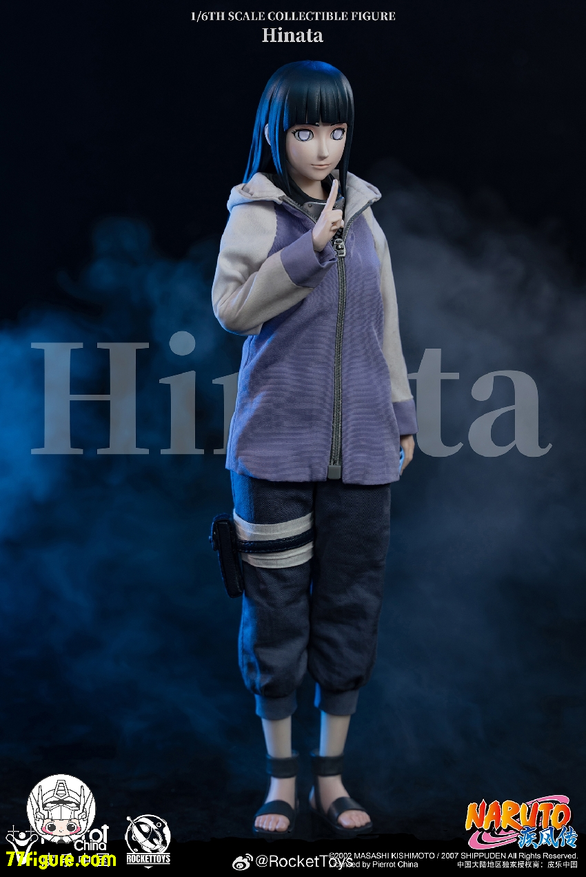 Rocket Toys 1/6 公式公認 Naruto 日向ヒナタ塗装済み可動フィギュア