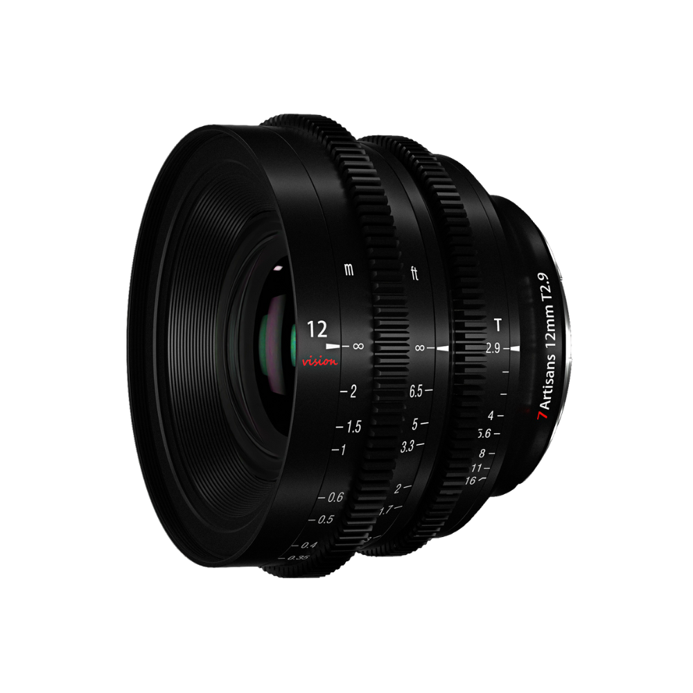 MF 12mm T2.9 APS-C MF Cine Lens for E/FX/M43/EOS-R/Z/L – Official