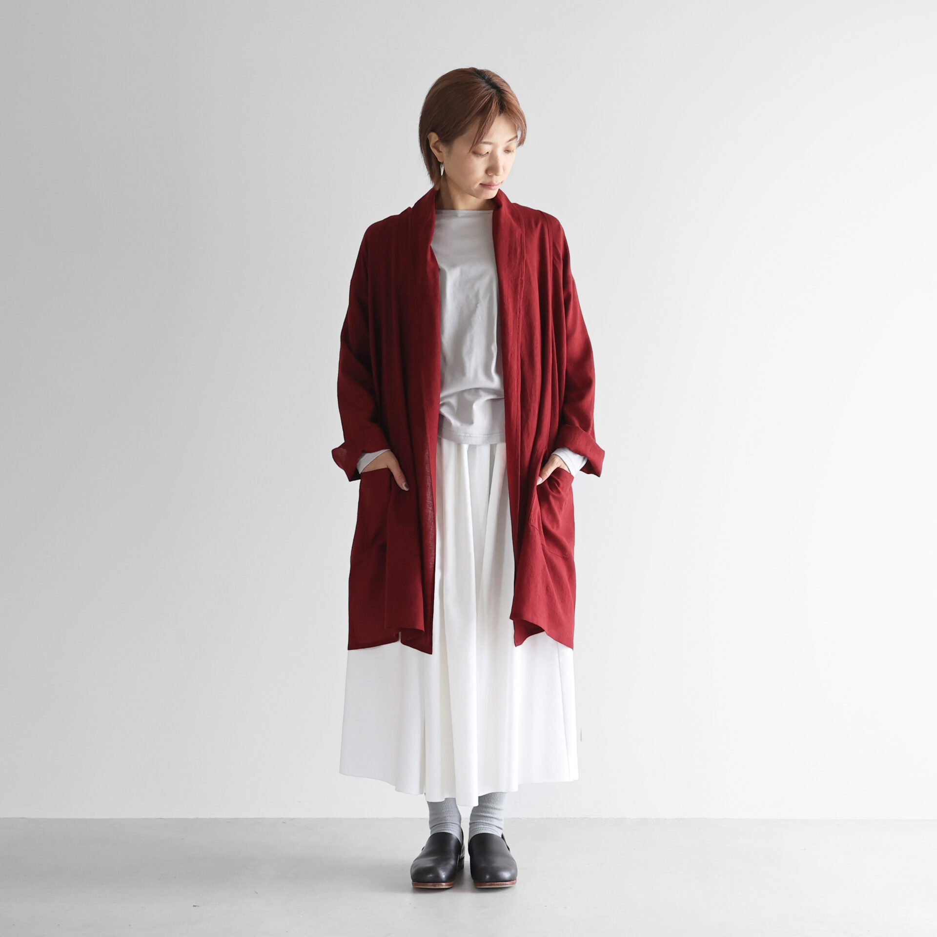 ウォッシャブルウールロングカーディガン 701をリリースしました