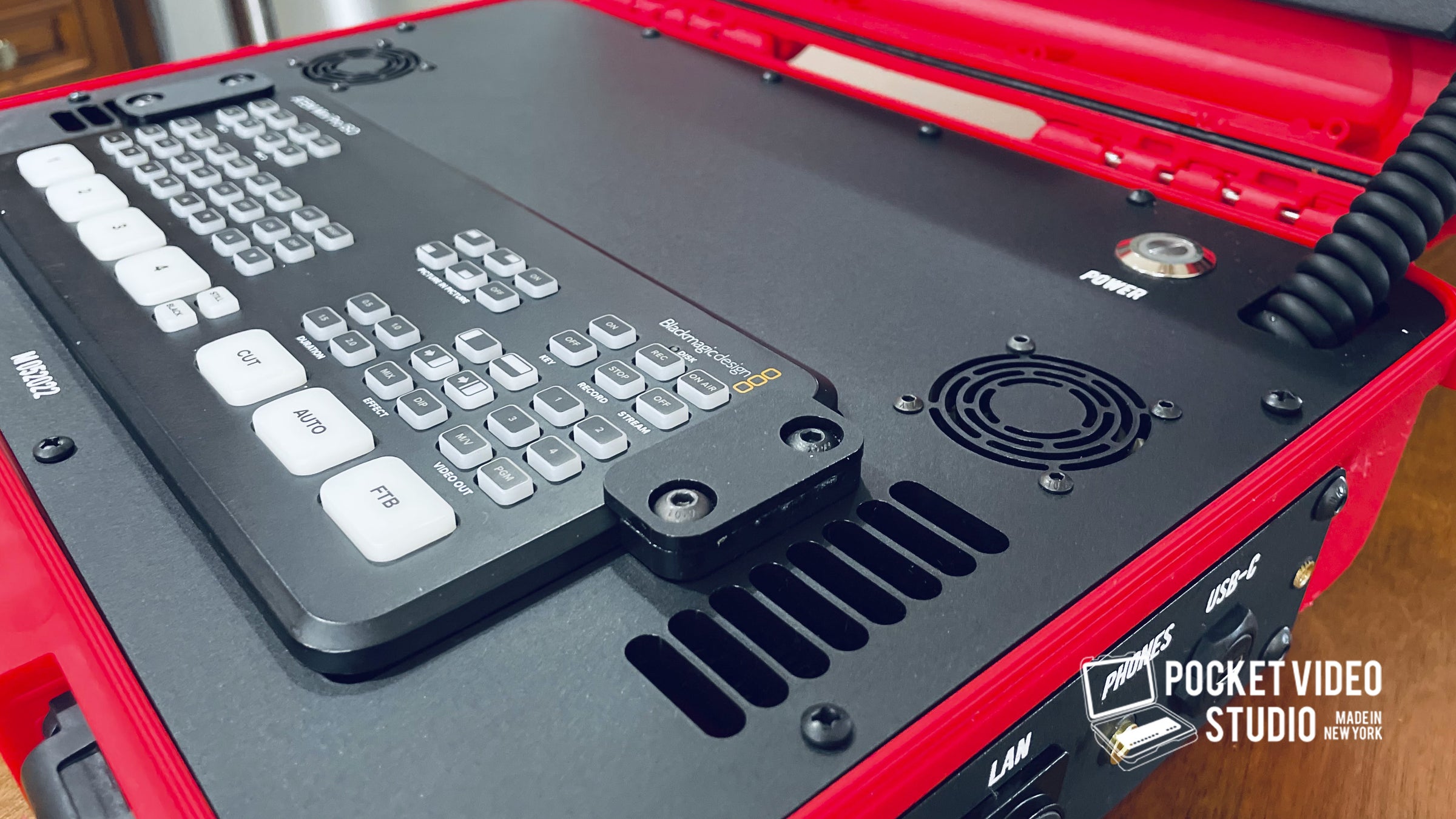 ATEM MINI CASE LE M172021 OUTSIDE PORTS | Pocket Video Studio New York