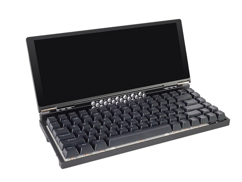 10インチ液晶と一体化したキーボードがサンコーから発売、タッチ操作に