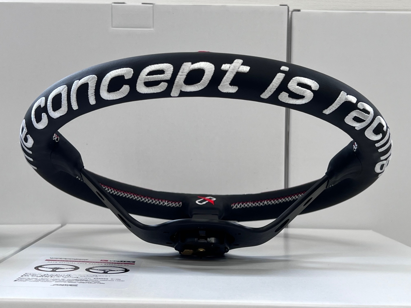 RAYS x VERTEX VOLK RACING Steering RED