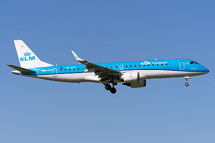 Embraer ERJ-190, KLM Cityhopper, PT-SHI, PH-EZA (MSN 19000224
