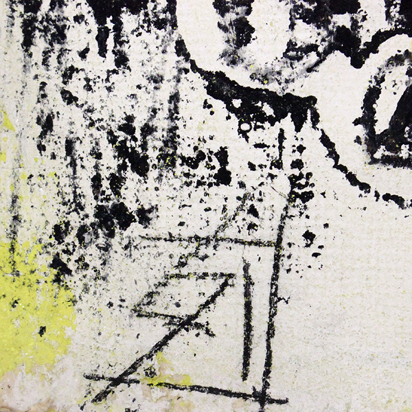 須田剋太 『抽象』 額装 サイン有 - 瀧屋美術 -鎌倉の美術品専門店