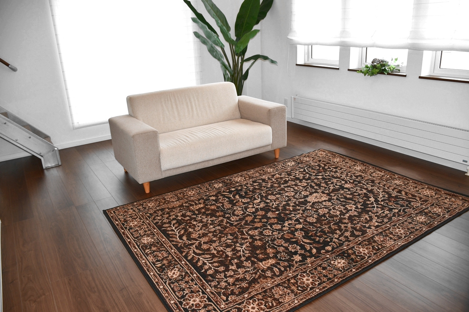 ベルギー 絨毯 ラグ 2畳 200×200 カーペット じゅうたん おしゃれ 二畳