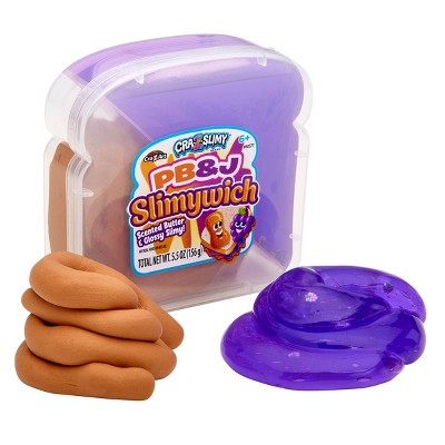 Cra-Z-Slimy PB&J Slimywich Scented Butter and Glossy Slime : Target