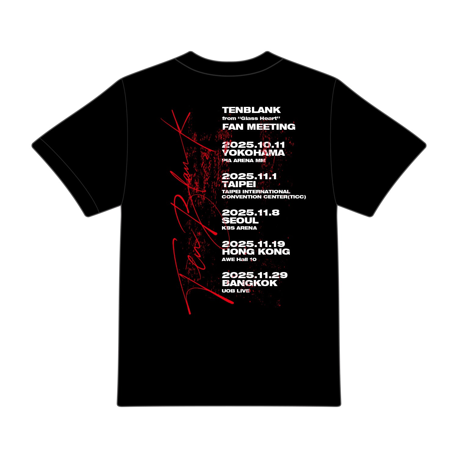 TOUR T-SHIRT（Black）