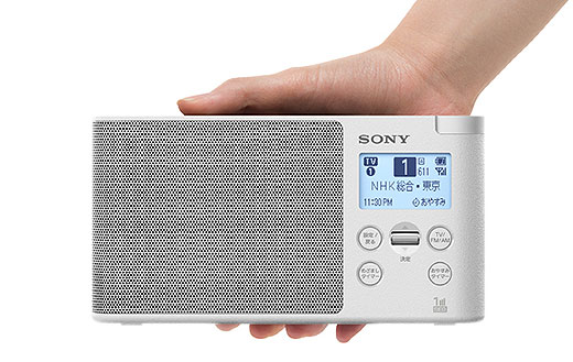 プライスダウン】シンプル＆コンパクトなワンセグTV音声受信ポータブル