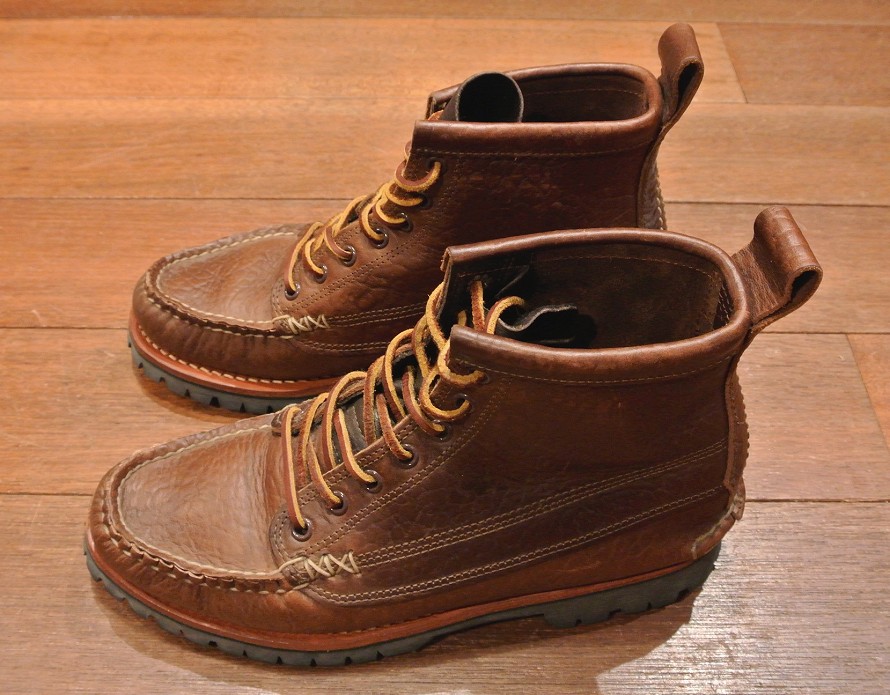 EXCELLENT USED) YUKETEN ユケテン モカシンブーツ(US 8-E)クロム